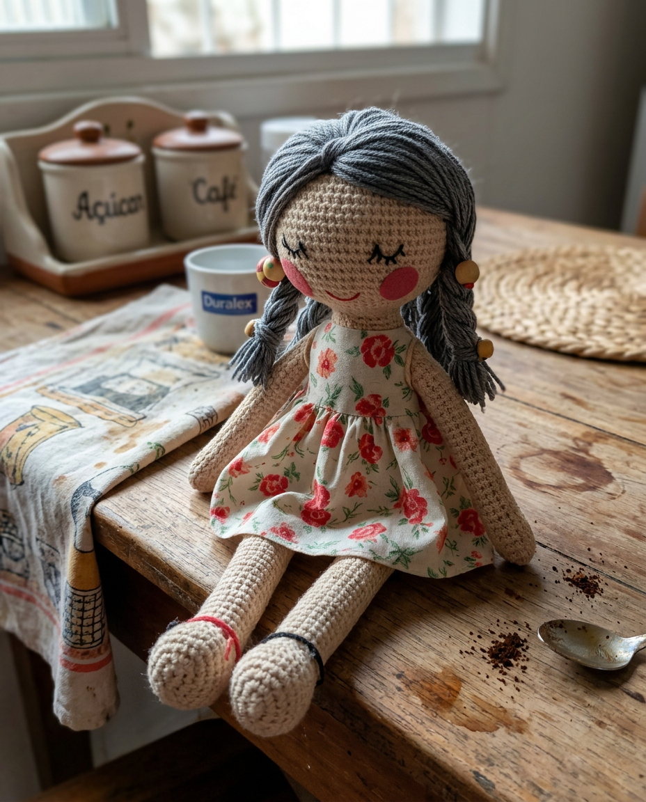 Muñeca clásica de tela